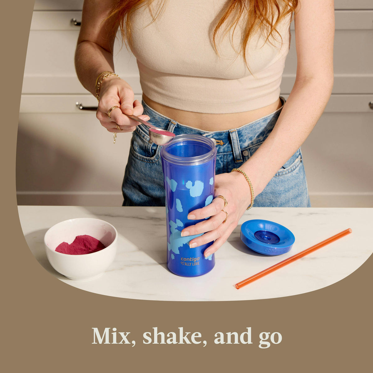 Contigo® x Ally Love Streeterville AUTOCLOSE® Shake & Go® Tumbler, 20oz
