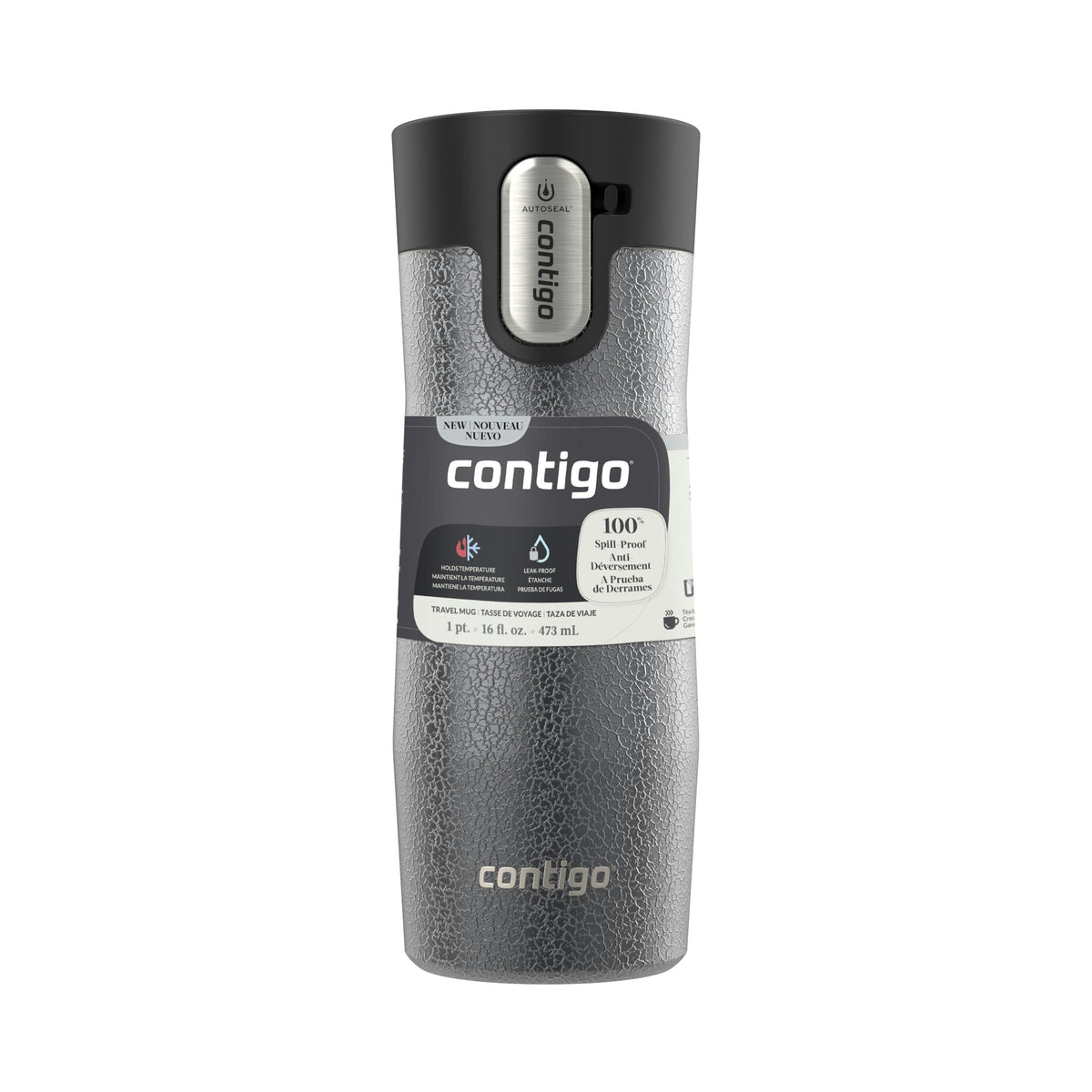 Contigo® AUTOSEAL® West Loop Vacuum-Insulated Stainless Steel Travel Mug with Easy-Clean Lid, 16 oz